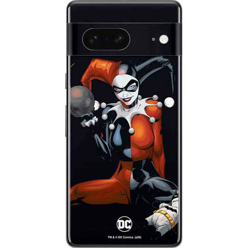 DC Comics Harley Quinn Playfull Pose Pixel Skins
